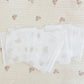 50-Pack Disposable Bibs for Babies Aged 6 Months to 2 Years Cartoon Bear Feeding Bib for Boy Girl Non-woven Drool Towel
