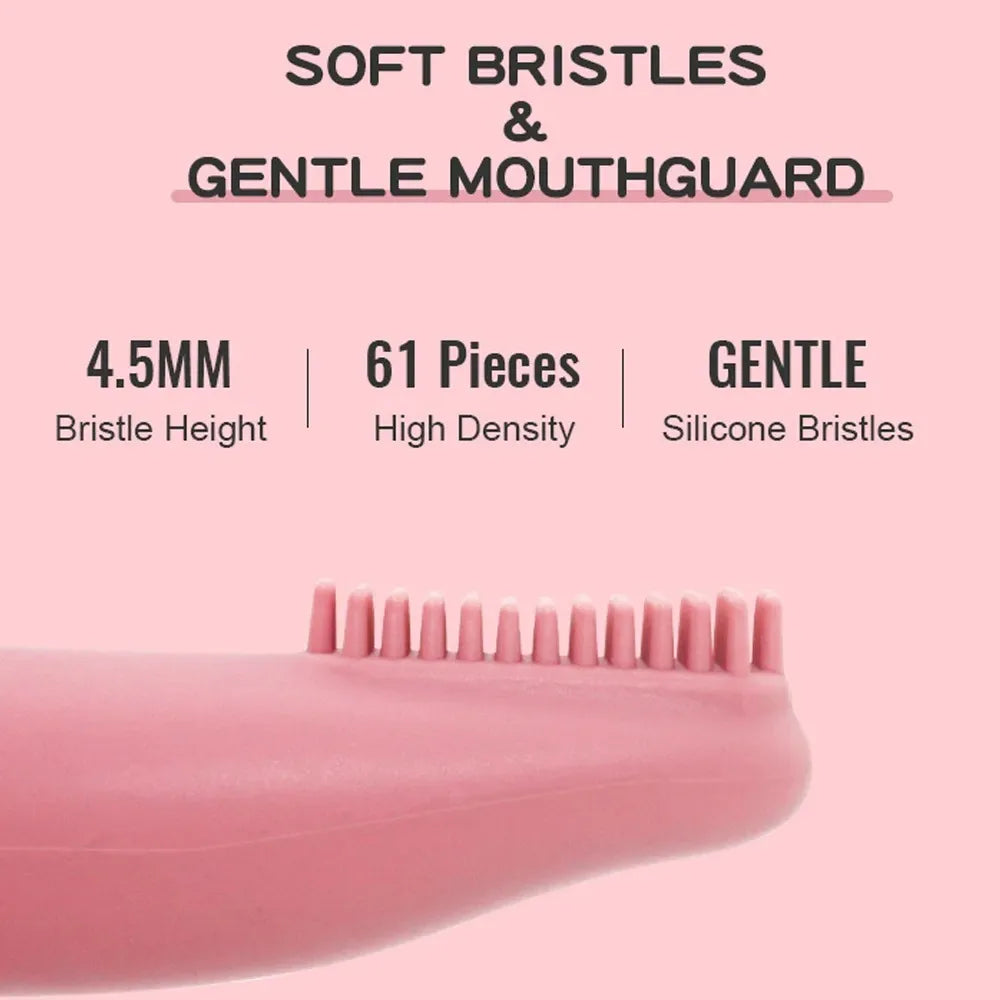 Baby Oral Care Finger Toothbrush Soft Silicone Teething Toy Gum Cleaning Brush Infant Dental Health Supplies Newborn And Toddler