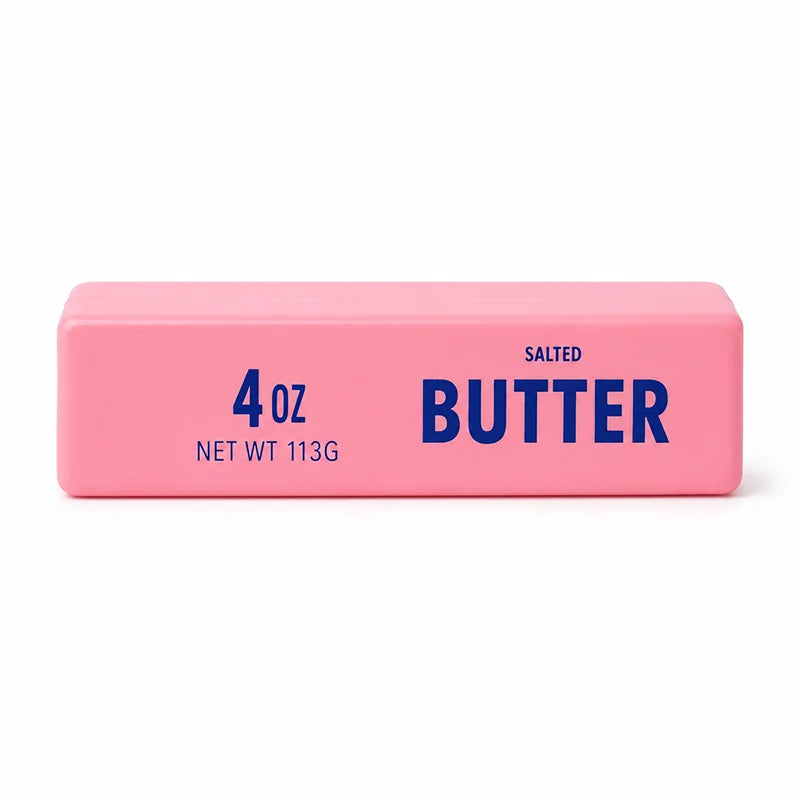 Squishy Elastic Butter Stick Fidget Toy in Cheese Shape Stress Relief Funny Decompression Prank Squeeze Toy for Anxiety Relief
