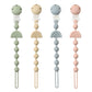 Baby Silicone Pacifier Chain Clip Dummy Nipples Holder Clips BPA Free Babies Teething Chain Toy Gifts For Cute Baby Accessories