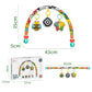 Baby Stroller Arch Toy Soft Cloth Toy Pram Activity Bouncer Toy Sensory Development Arch Newborns Car Seat Toy Fine Motor Skills