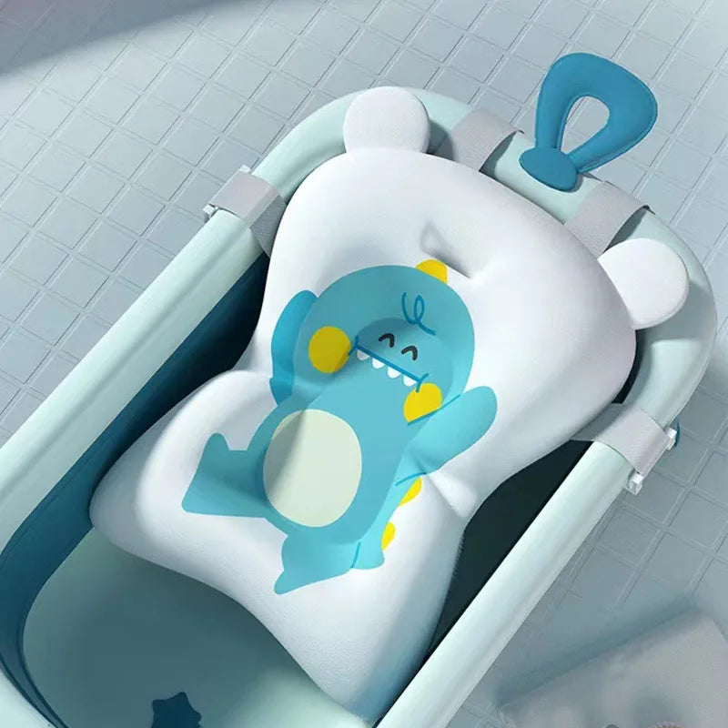 Baby Bathing Seat Support Mat Newborn Bath Tub Seat Baby Bathing Tub Non Slip Pad Safety Bath Support Soft Cushion Mat Pillow