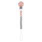 Baby Anti-drop Chain Pacifier Clips Silicone Beads Infant Nipple Appease Soother Chain Clips Dummy Holder Nipple Clip