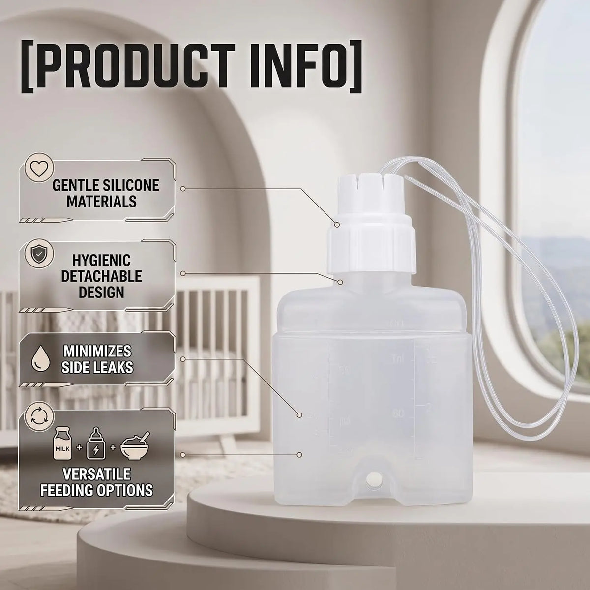 Free Ship Breastfeeding Newborn Essential- BPAFree Supplemental Nursing System Baby Nutrition Feeding Bottle Combo Baby Feeding