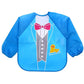 Baby Girls Apron Bibs Toddler Long Sleeve Scarf Waterproof Art Smock Feeding Bib Infant Boys Girls Kids Burp Cloth Bandana