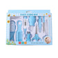 10-in-1 Baby Care Kit: Newborn Grooming Set (Nail Clippers/Brush/Thermometer) for Infant (Pink/Blue)
