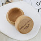 Wooden Baby Umbilical Cord Box Small Sealed Keepsake Organizer Newborn Storage Case Baby Shower Present for Boys Girls