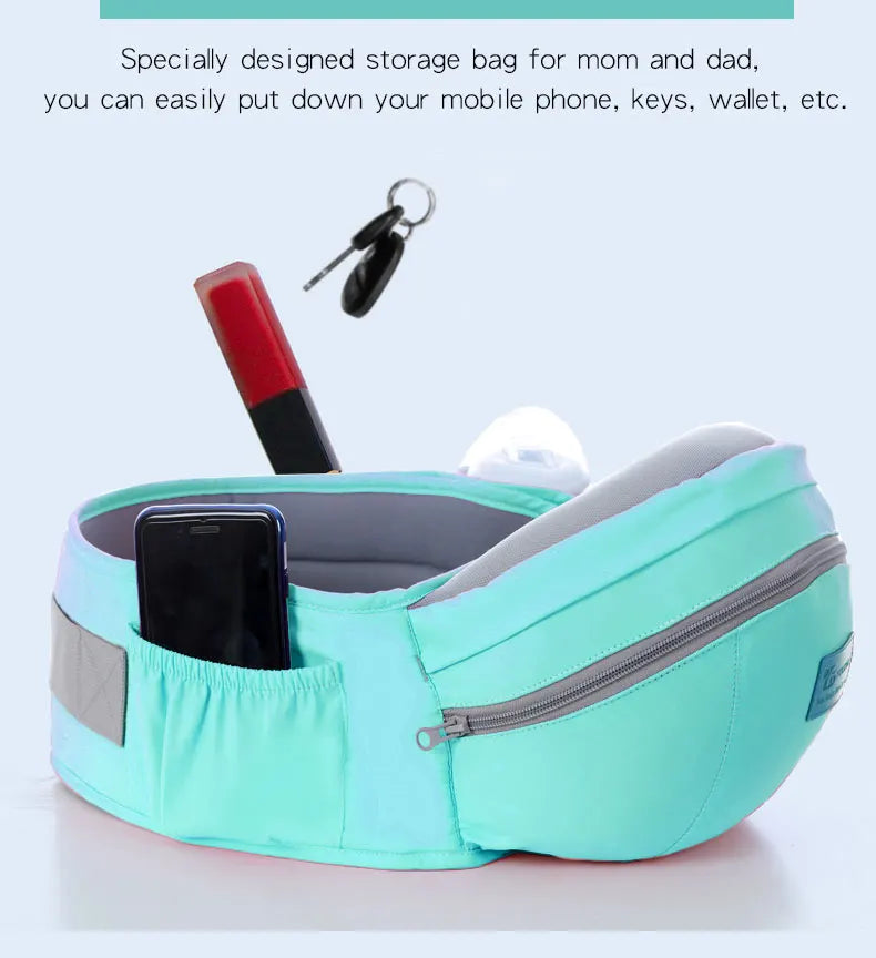 Ergonomic Baby Carrier 0-48M Baby Hipseat Carrier Front Facing Ergonomic Kangaroo Baby Wrap Sling for Baby Travel