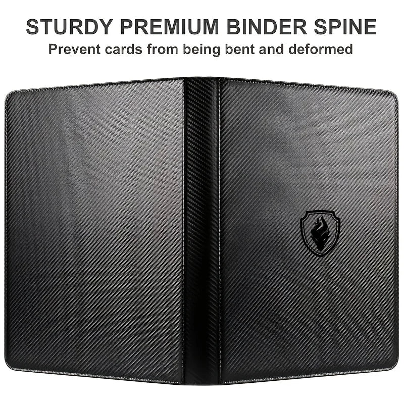 1024 Pockets Trading Card Binder, Premium 16 Pockets Card Holder Folders, Side Loading Card Album for Sport, Game Card