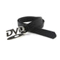 Unisex Nostalgic DVD Buckle Belt Versatile Black White Decorative Waist Straps Belt for Men Women Jeans Matching Gift for Her