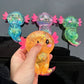 Colorful Salamander Maltose Fidgets Toys Squishy Malt Sugar Stretchy Axolotl Fun Squeeze Birthday Supplies Anti-Anxiety Gift