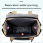 Fashionable Folding Baby Crib Mother and Baby Bag Large Capacity Hand-held Bottle Diaper Backpack Mother and Mommy Bag
