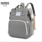 Baby Bed Mother Large Capacity Nappy Milk Bottle Backpacks with Changing Mat Convenient Baby Nursing Bags Gift Mommy Diaper Bags