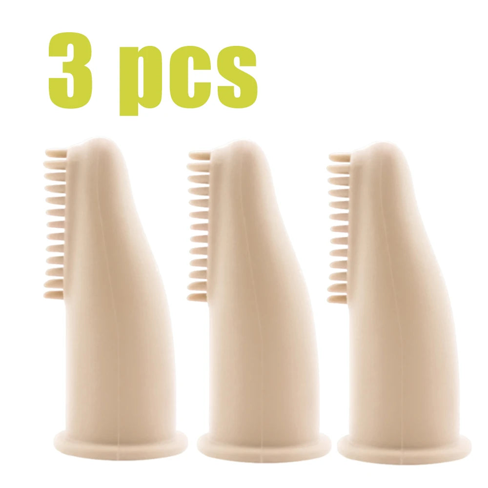 Baby Oral Care Finger Toothbrush Soft Silicone Teething Toy Gum Cleaning Brush Infant Dental Health Supplies Newborn And Toddler