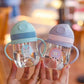 MAMIJOY  BY01 250ML Kids Water Sippy Cup Baby Feeding Cup with Straws Leakproof Water Bottle Outdoor Portable Children's Cups