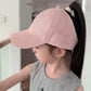 Embroidery Love Heart Baseball Cap Empty Tail Design Adjustable Strap Children Sun Hat UV Protection Amagi
