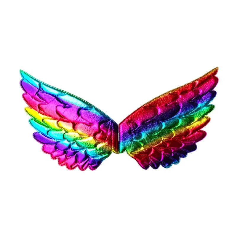 Girls Boys Birthday Unicorn Party Decor Rainbow Unicornio Wings Headband Kids Cosplay Supplies Boy Girls Baby Shower Decorations