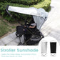 Universal Dual-purpose Baby Stroller SunshadeUV Protection Mosquito Proof Wind Waterproof Easy Installation for Outdoor Travel