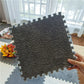 Soft Plush Baby Play Mat for Winter Crawling, Interlocking Foam Tiles Rug for Kids Room and Living Room， 30x30cm