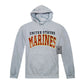 Pullover Hoodie,US Marines, H.Grey, 2X