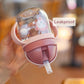 MAMIJOY  BY01 250ML Kids Water Sippy Cup Baby Feeding Cup with Straws Leakproof Water Bottle Outdoor Portable Children's Cups