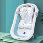 Baby Shower Bath Tub Pad Non-Slip Newborn Bathtub Mat Safety Nursing Foldable Support Comfort Body Cushion Mat Pillow Cartoon