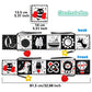 Soft Baby Books - High Contrast Black & White Touch & Feel Crinkle Cloth Books for Infants & Toddlers, Baby Girl & Boy Gift