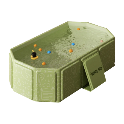 1pc Baby Bath Basin Foldable Bath Basin Easy To Store Simple Bathtub Convenient To Carry For Indoor And Outdoor Use