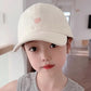 Embroidery Love Heart Baseball Cap Empty Tail Design Adjustable Strap Children Sun Hat UV Protection Amagi
