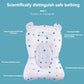 Foldable Baby Bath Tub with Bath Mat Newborn Support Seat Cushion Adjustable Bathtub Shower Mat Baby Bath Tub