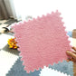 Soft Plush Baby Play Mat for Winter Crawling, Interlocking Foam Tiles Rug for Kids Room and Living Room， 30x30cm
