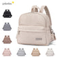 Soboba Stylish Diaper Backpack for Women Solid Fashion Waterproof Large Capacity Multi-funcional Nappy Changing Bag with 2 Strap