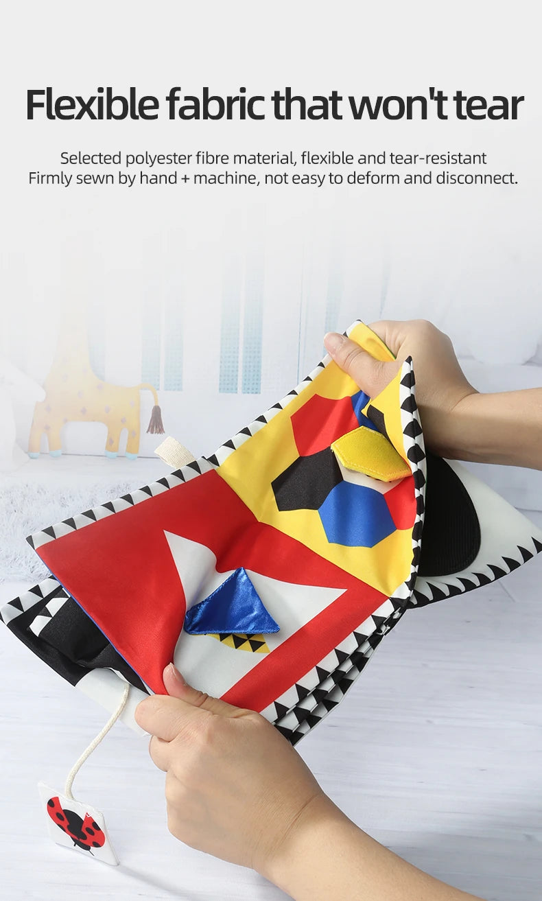 Baby Cloth Book Baby Toy 0-3 Year Old Infant Early Education Toy Shape Cloth Book