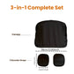 Black Canopy 3-in-1 Replacement Cover Compatible with Doona+ Car Seat, Stroller Sunshade Accessories for Baby Newborn