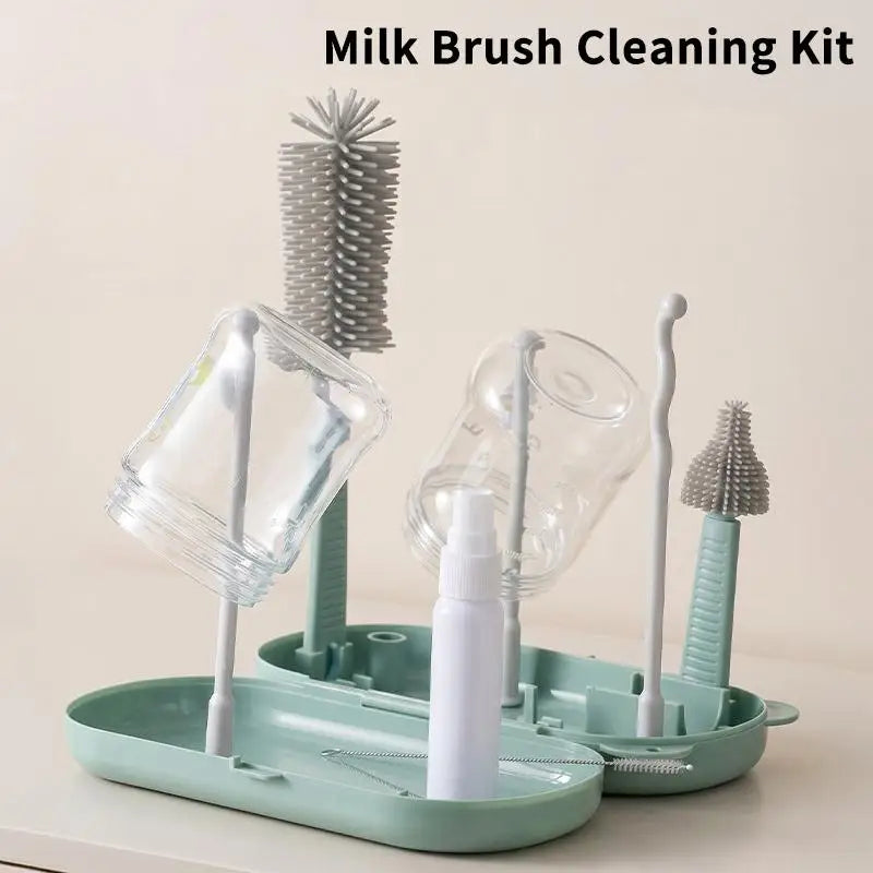 Baby Feeding Bottle Drain Rack BPA Free 1 Set Non-Slip Cup Holder Storage Drying Stand for Home Infant Feeding Supplies