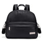 Soboba Stylish Diaper Backpack for Women Solid Fashion Waterproof Large Capacity Multi-funcional Nappy Changing Bag with 2 Strap