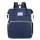 Baby Bed Mother Large Capacity Nappy Milk Bottle Backpacks with Changing Mat Convenient Baby Nursing Bags Gift Mommy Diaper Bags