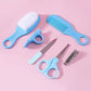 6pcs Baby Care Set Hair Comb Grooming Brush Set Nail Trimmer Scissors Clipper Hygiene Kit Healthcare Tools Sets for Toddler Gift