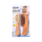 2pcs Baby Care Hair Wool Brush Beech Wood Comb Newborn Massage Comb Baby Shower Gift Set Natural Baby Brush