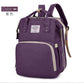 Baby Bed Mother Large Capacity Nappy Milk Bottle Backpacks with Changing Mat Convenient Baby Nursing Bags Gift Mommy Diaper Bags