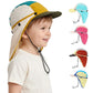 New Summer Toddler Sun Hat with Shawl Soft Brim Baby Sun Hat Outdoor Activities Cap for 3-8Y Boys Girls Beach UV Protection Hat