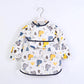 Baby Girls Apron Bibs Toddler Long Sleeve Scarf Waterproof Art Smock Feeding Bib Infant Boys Girls Kids Burp Cloth Bandana