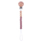 Baby Anti-drop Chain Pacifier Clips Silicone Beads Infant Nipple Appease Soother Chain Clips Dummy Holder Nipple Clip