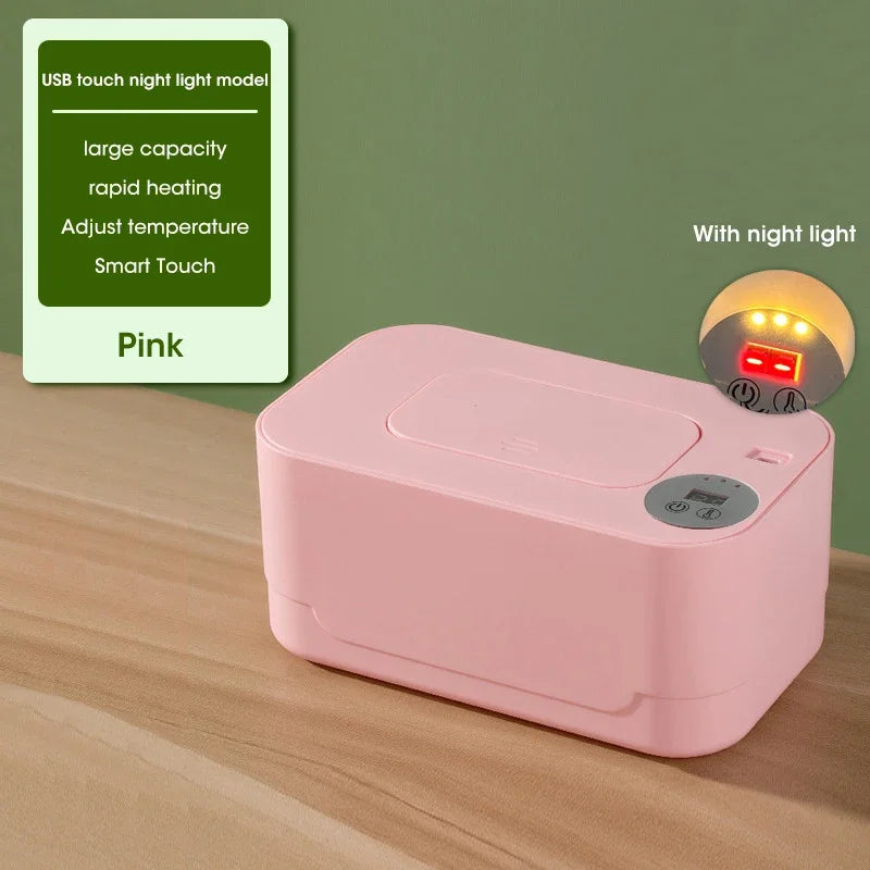 USB Baby Wet Wipe Warmer Tissue Heater Smart Polypropylene Wipes Heating Machine Cotton Towel for Baby Care