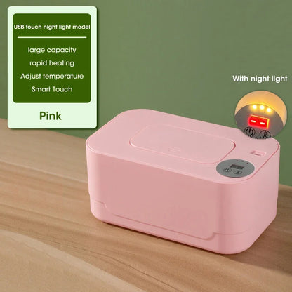 USB Baby Wet Wipe Warmer Tissue Heater Smart Polypropylene Wipes Heating Machine Cotton Towel for Baby Care