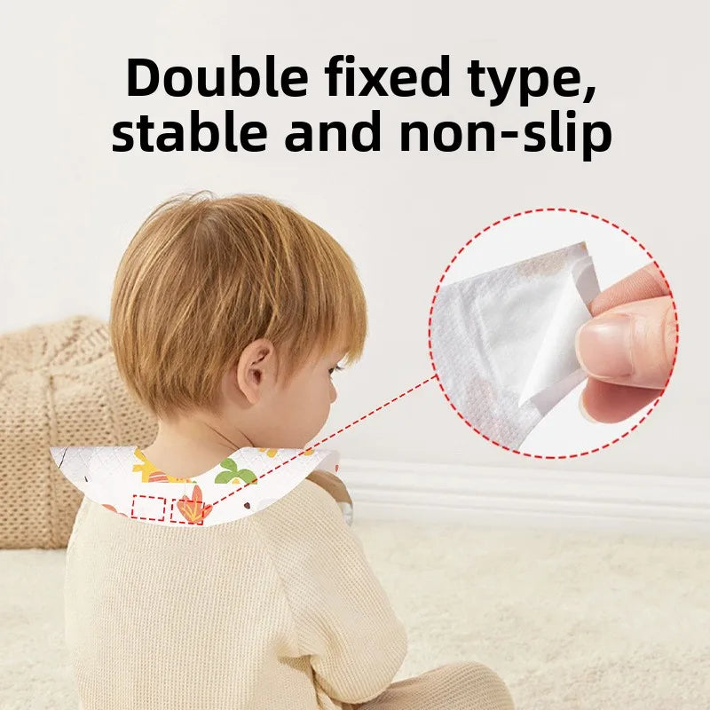 Children's Disposable Bib Independent Packaging Baby Food Pocket Baby Leave-in Saliva Towel Waterproof Bib