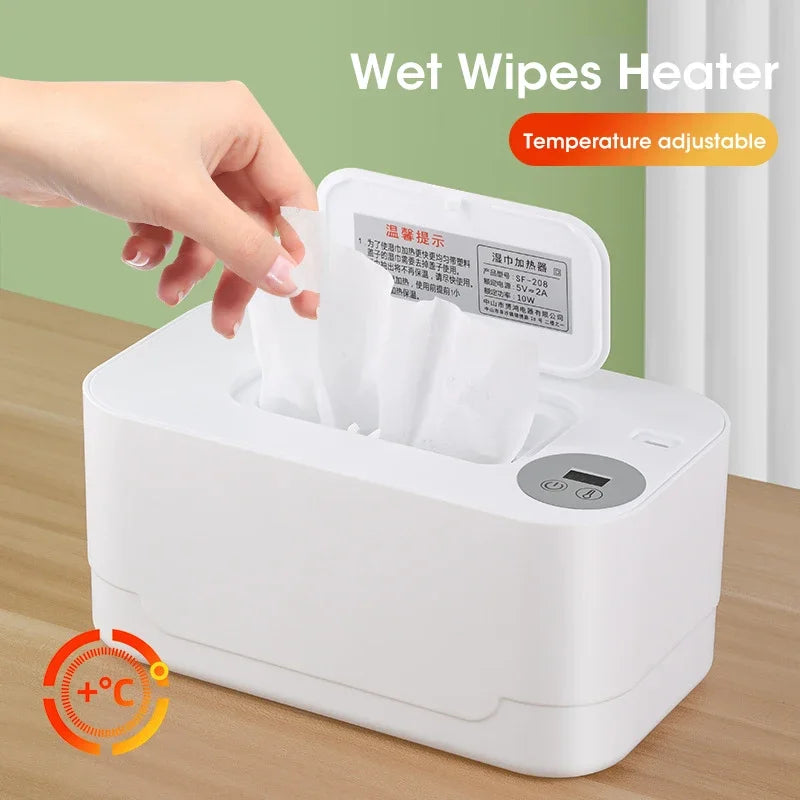 USB Baby Wet Wipe Warmer Tissue Heater Smart Polypropylene Wipes Heating Machine Cotton Towel for Baby Care