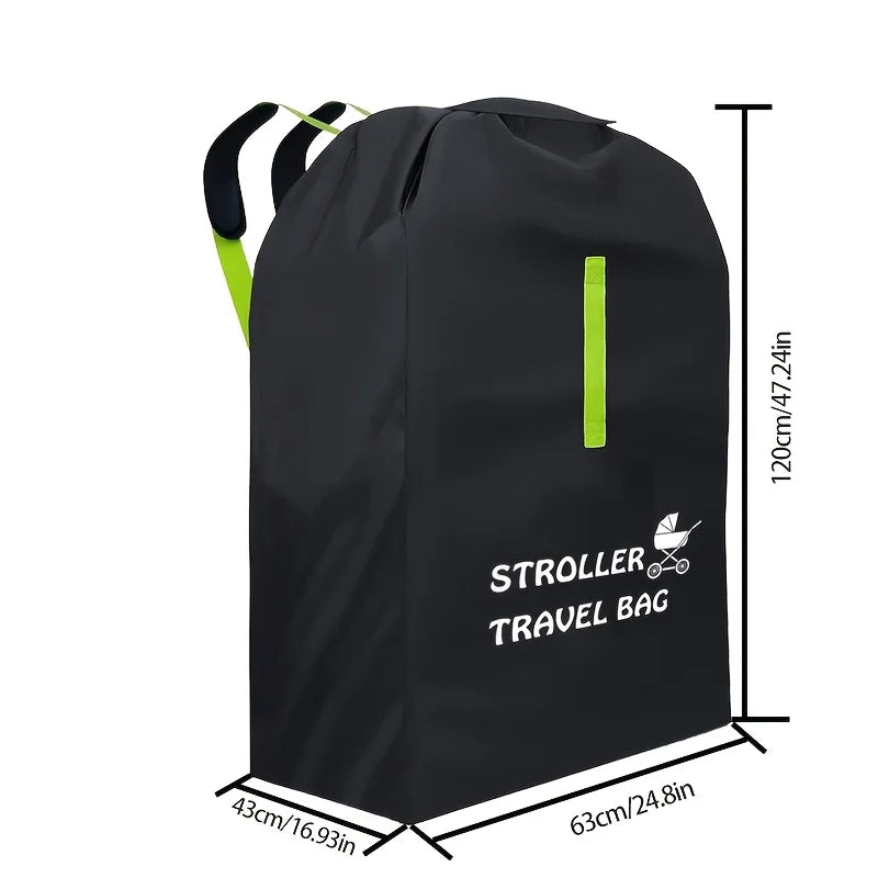 Extra Large Stroller Cover，Pram Travel Dust Bag with Shoulder Belt – Universal Organizer for Baby Pram and Kindergarten Cart