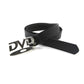 Unisex Nostalgic DVD Buckle Belt Versatile Black White Decorative Waist Straps Belt for Men Women Jeans Matching Gift for Her
