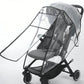 Baby stroller accessories waterproof and rainproof cover transparent windproof and dustproof opened for baby stroller raincoats